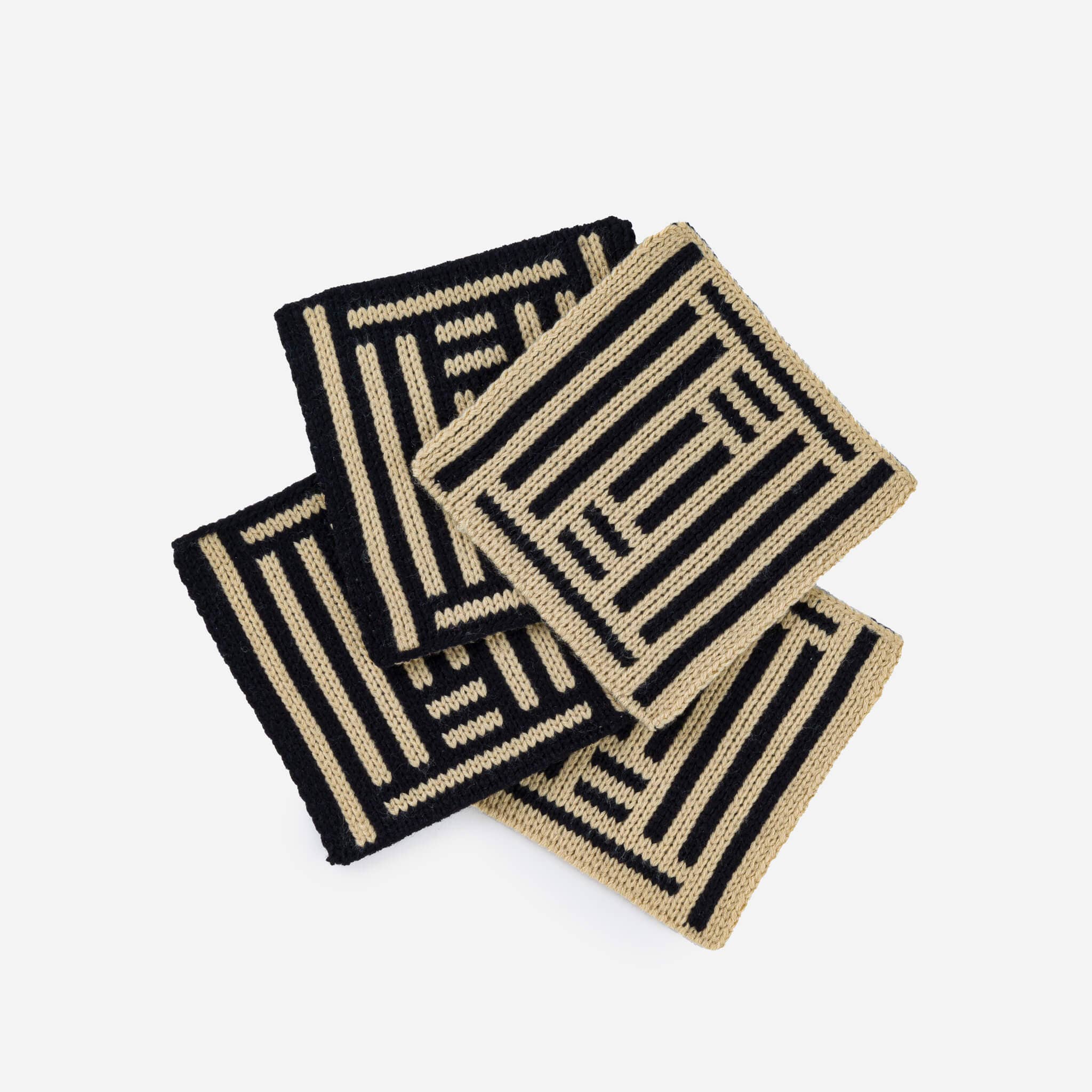 Columns Coaster Set of 4