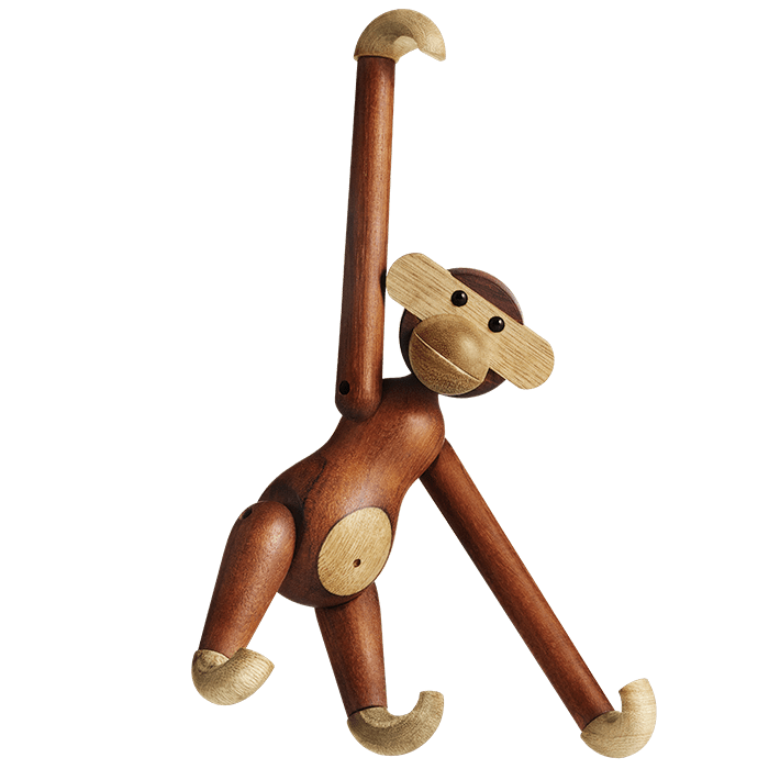 Kay Bojesen Monkey, Teak/Limba