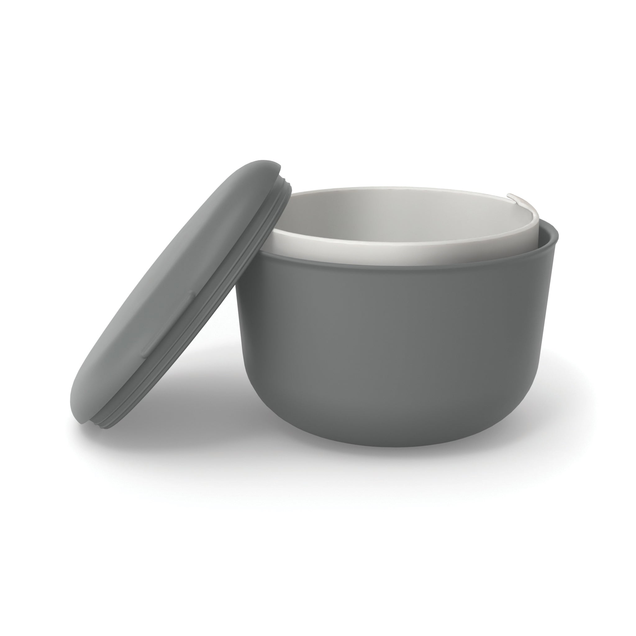 Go 40 oz Lunch To Go Set with 2 Microwaveable Compartments - Smoke