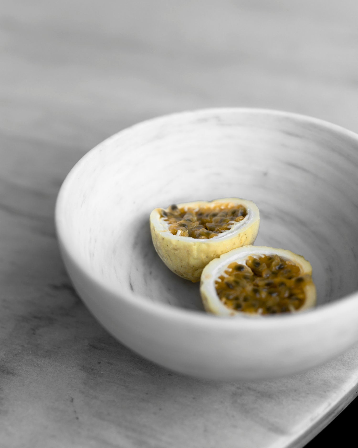 Hand Carved Bowls in White Marble - Multiple Sizes