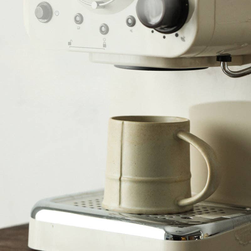 Gohobi Modern Design White Ceramic Teapot | Minimalist Square Shaped Tea Kettle