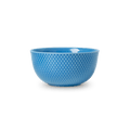 Lyngby Porcelæn Rhombe Color Serving Bowl, Blue, Ø: 6.9"