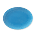Lyngby Porcelæn Rhombe Color Oval Serving Dish, W: 11.2"