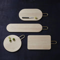 Heath Maple serving board set  sustainably sourced American maple wood