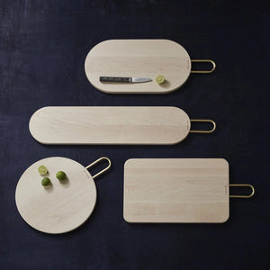 Heath Maple serving board set  sustainably sourced American maple wood