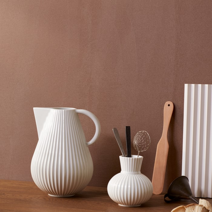 Lyngby Tura Vase, White
