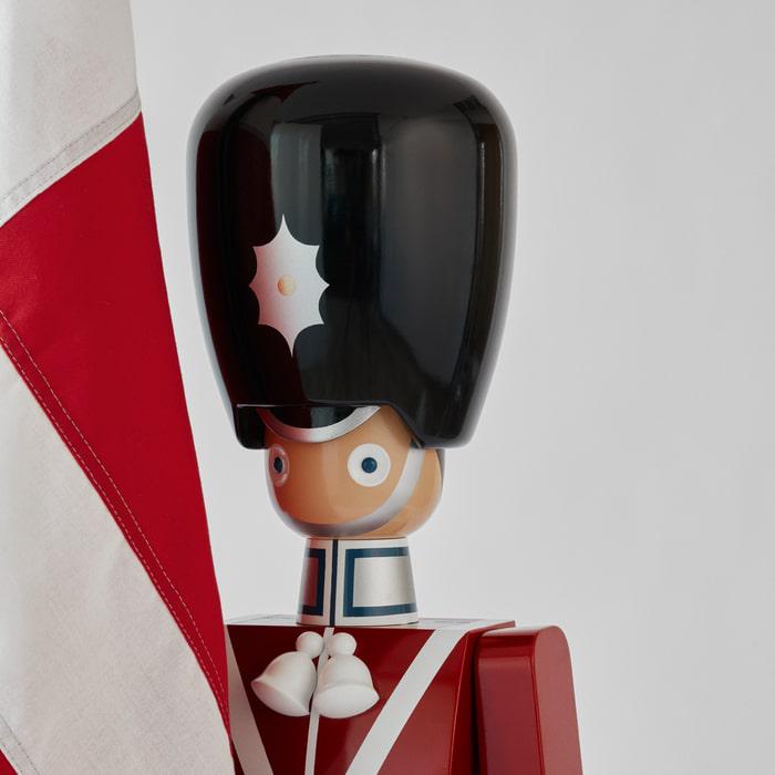 Kay Bojesen Standard-Bearer, Red/Blue/White