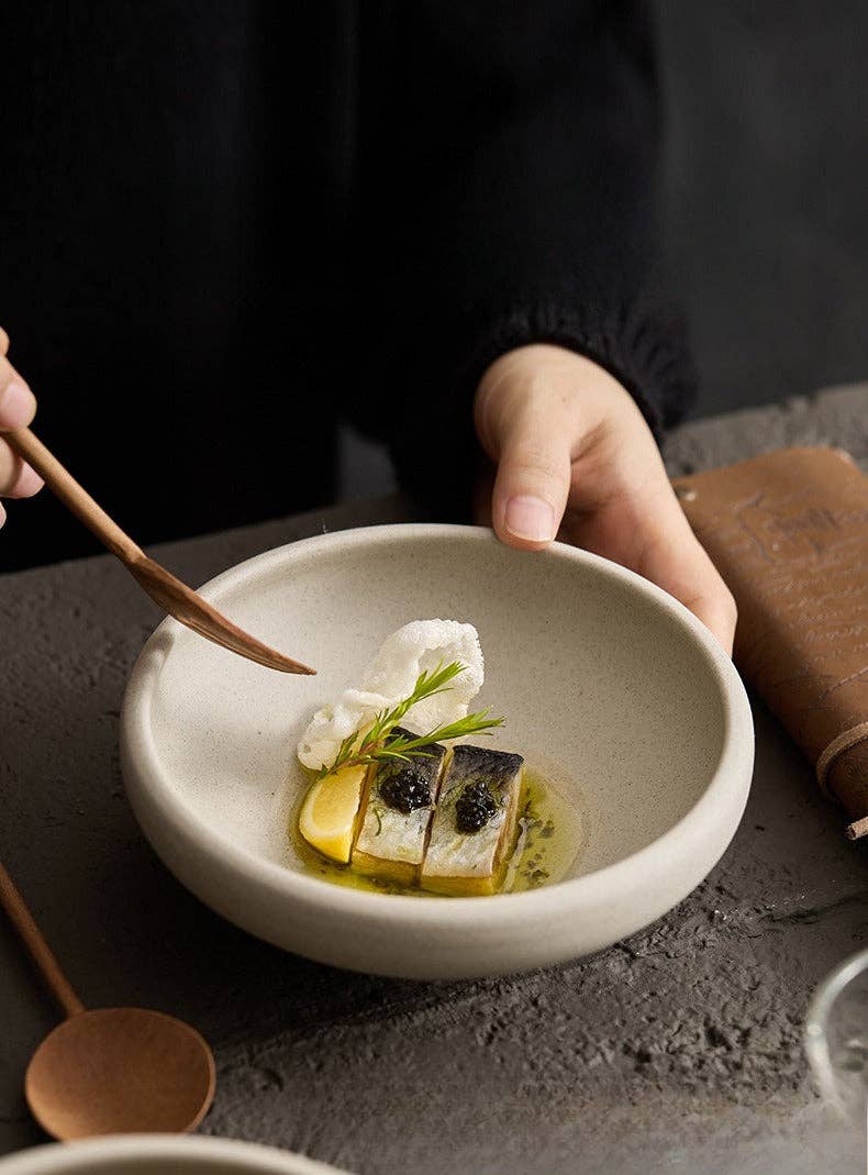 Japanese Ceramic High-Foot Dish