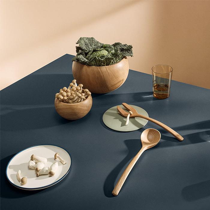 Kay Bojesen Menageri Serving Bowl, Ø: 9.6", Oak