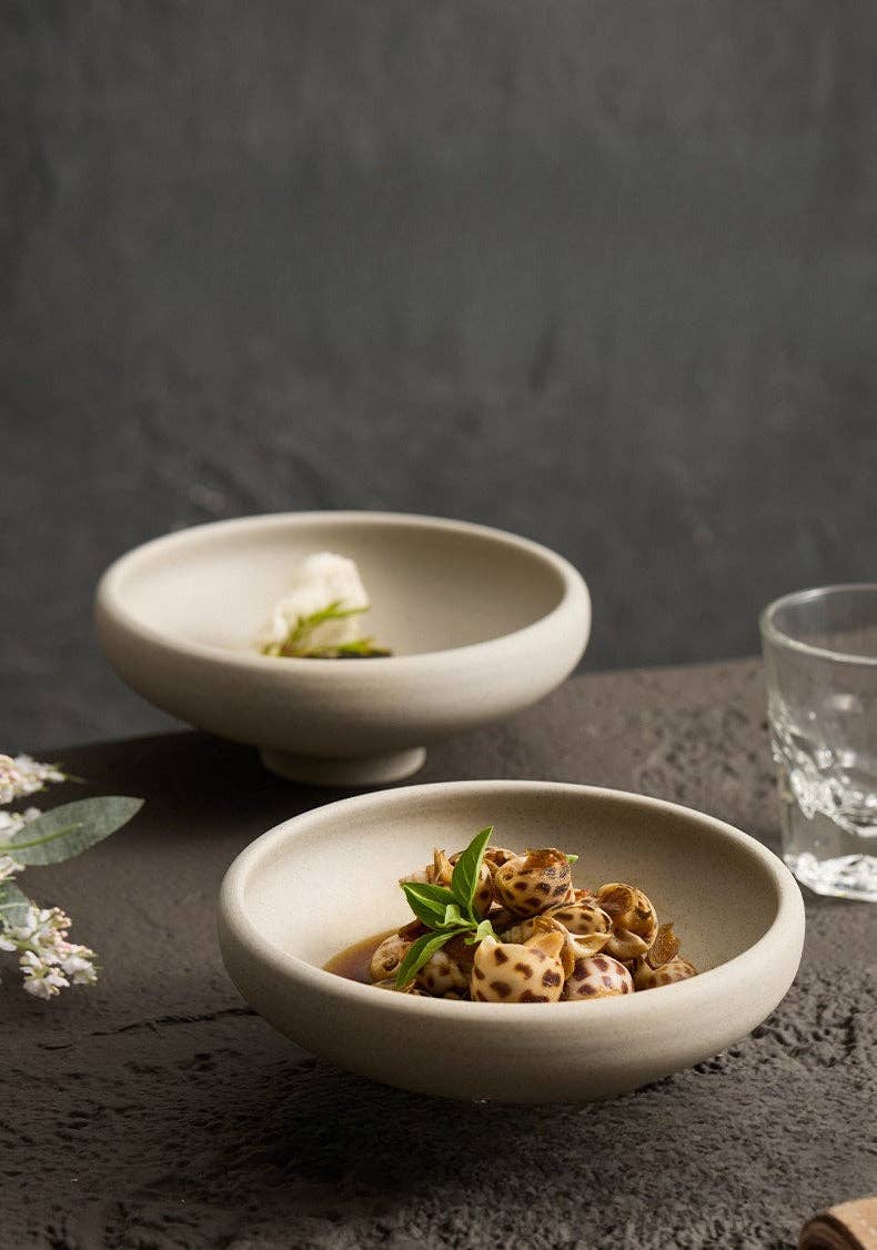 Japanese Ceramic High-Foot Dish