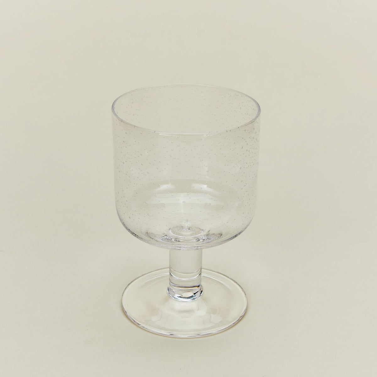 BUNDLE OF 4 SIMPLE SEEDED GLASSWARE & SET OF 4 STRIPE DOT COASTERS