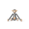 Kay Bojesen Monkey, Mini, Grey, H: 3.7"