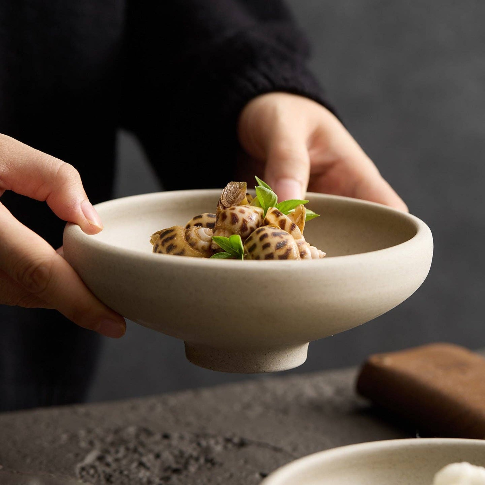 Japanese Ceramic High-Foot Dish