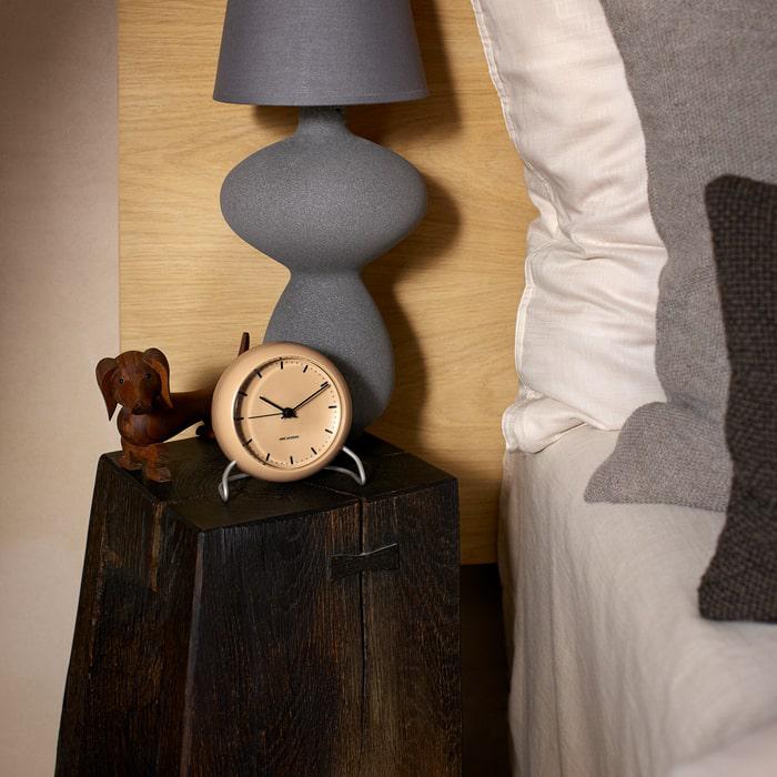 Arne Jacobsen City Hall Table Clock, Ø: 4.3"