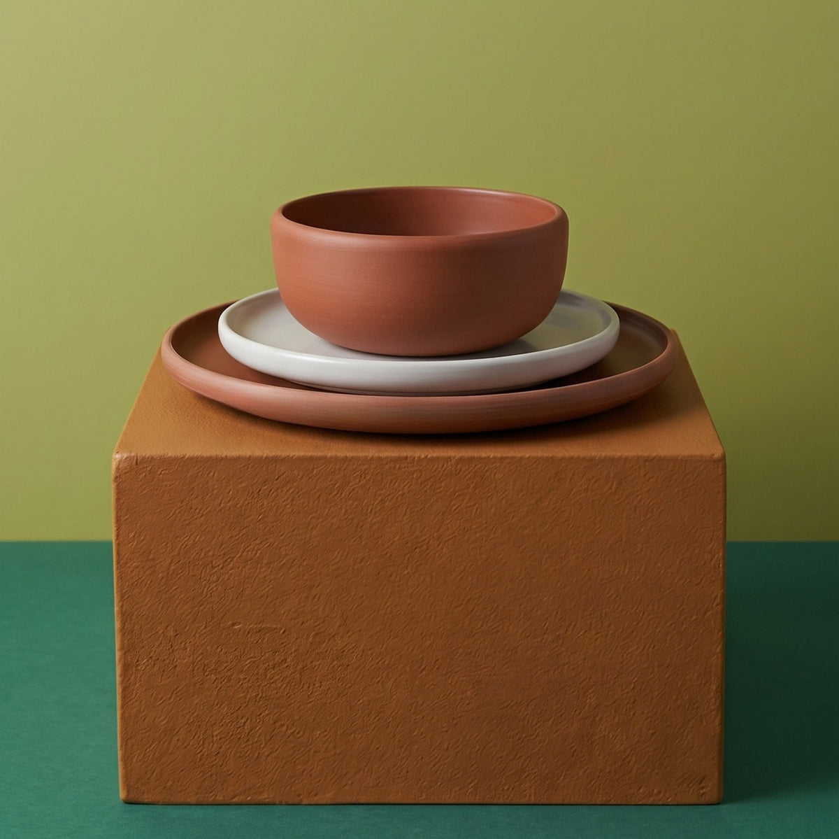 Colombo Tableware Bundle : Terracotta & Grey