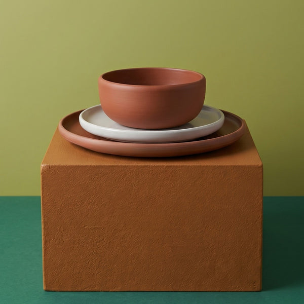 Colombo Tableware Bundle : Terracotta & Grey