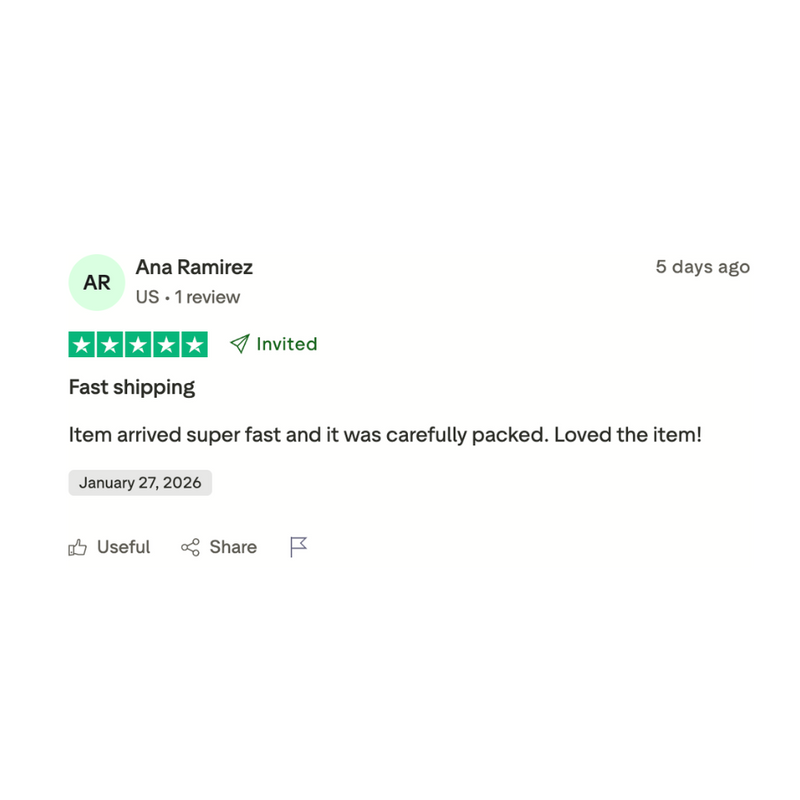 Reseña de Trustpilot 1
