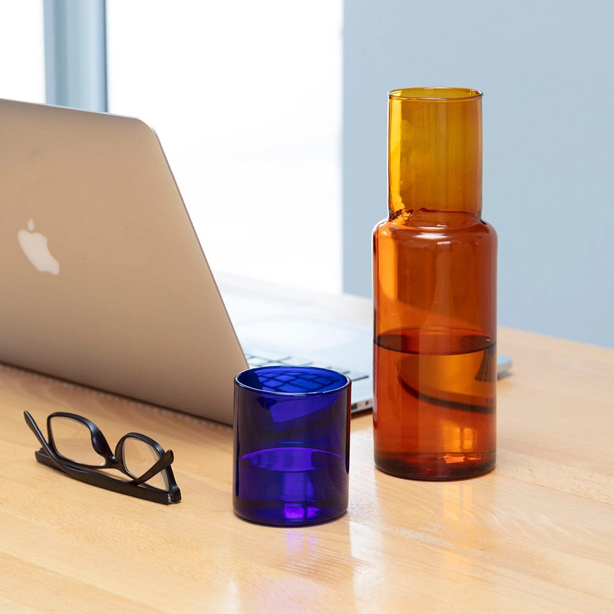 Duo Tone Glass Carafe