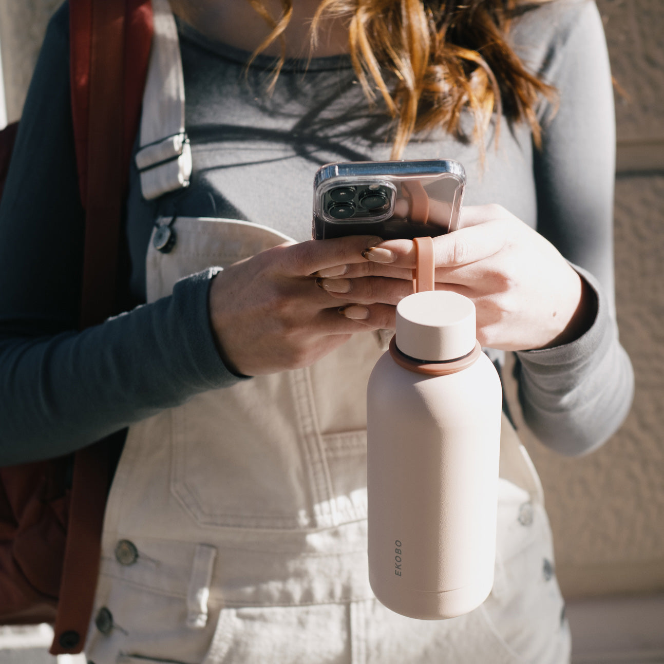 Insulated Reusable Bottle 12 oz - Blush