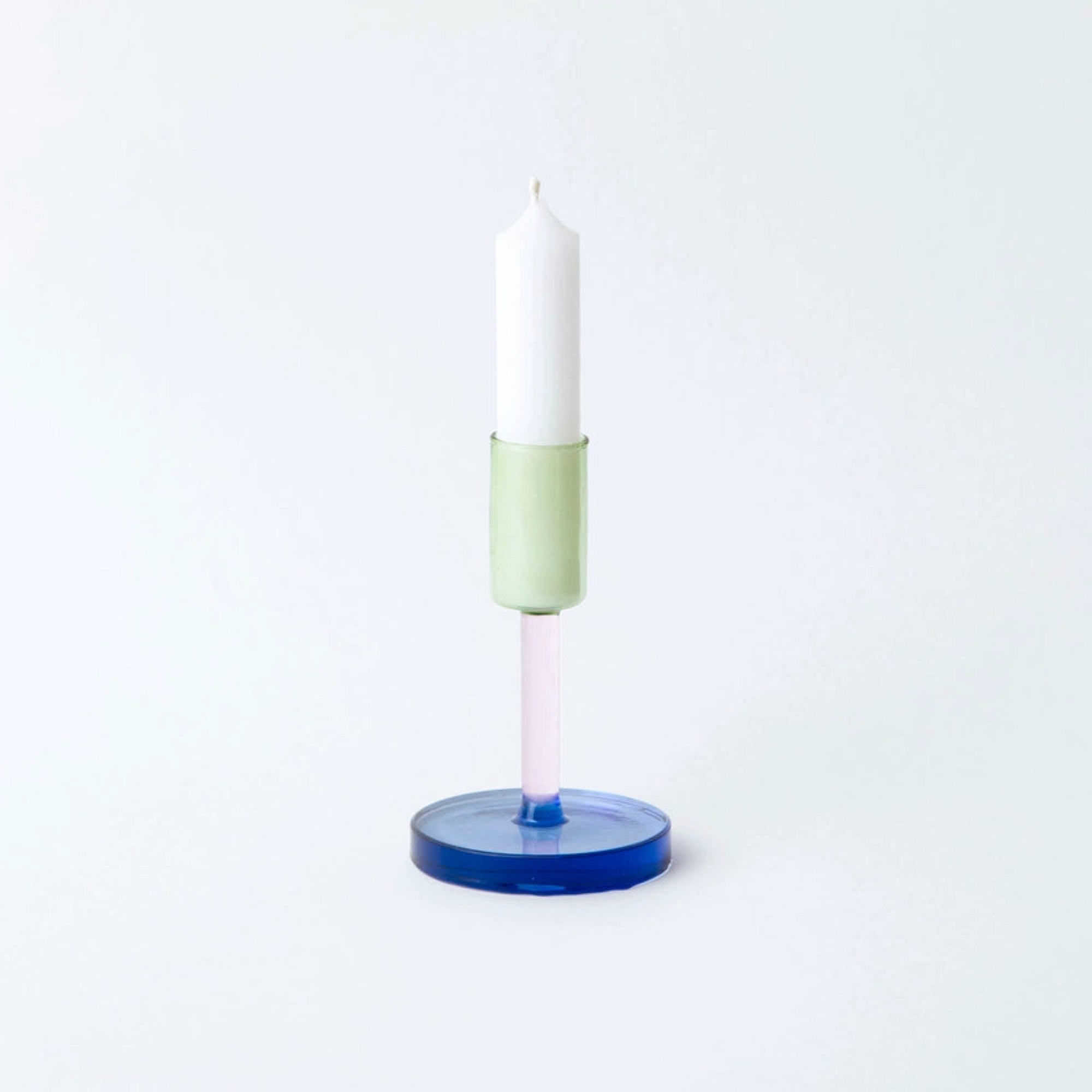 Glass Candlestick - Medium