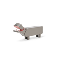Kay Bojesen Liliput Hippo, Grey, H: 2.4"