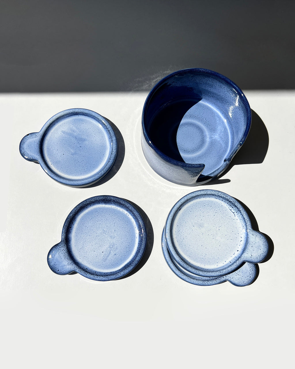Indigo Handmade Tapas Plate Set