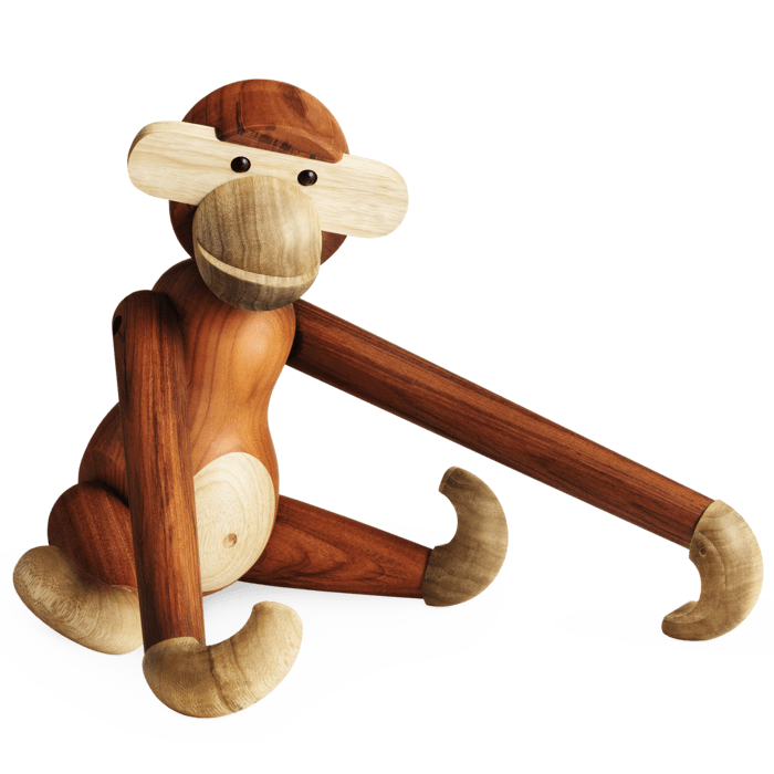 Kay Bojesen Monkey, Teak/Limba
