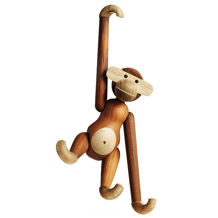 Kay Bojesen Monkey, Teak/Limba