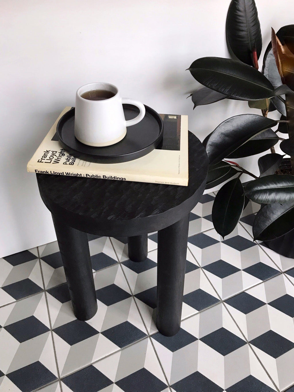 Casa Cubista Black Matte Tableware - Plates and Bowls