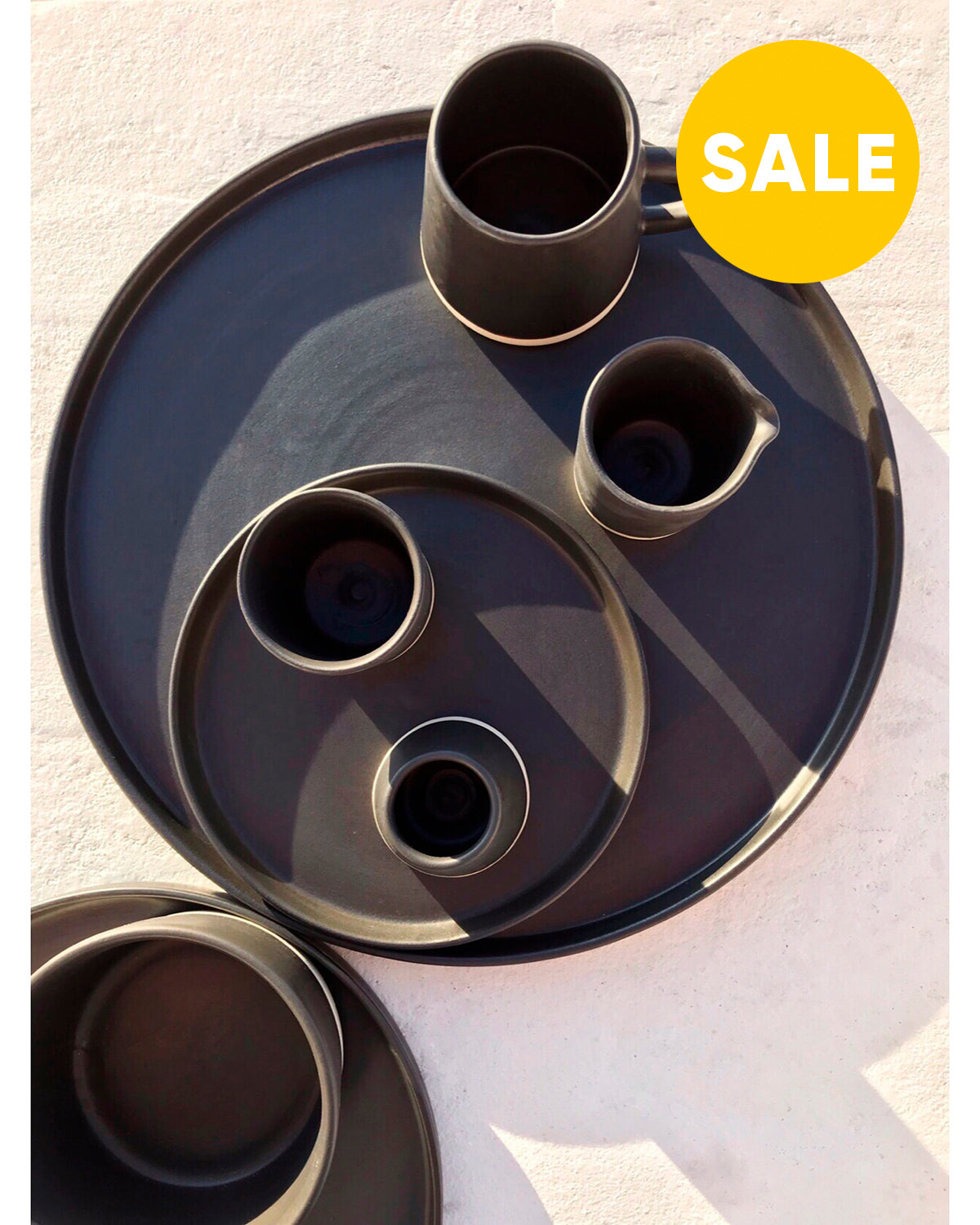 Casa Cubista Matte Black Creamer