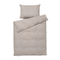 JUNA Bæk&Bølge Duvet Cover Set, Grey/Birch