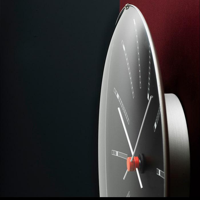 Arne Jacobsen Bankers Wall Clock, Black, Large, Ø: 11.4