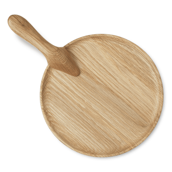 Kay Bojesen Menageri Serving Dish, Oak, Ø: 9.6"