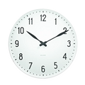 Arne Jacobsen Station Wall Clock, White, Extra Large, Ø: 18.9"