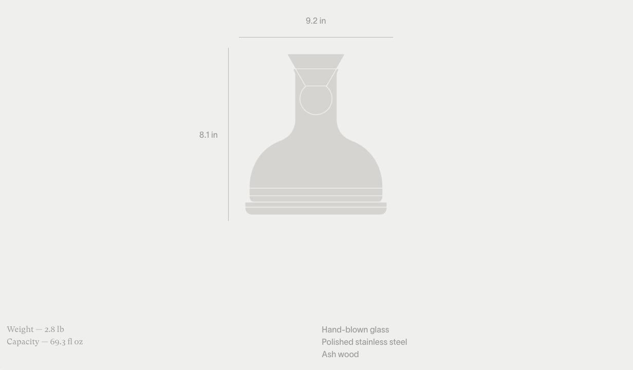 Birdie Wine Decanter