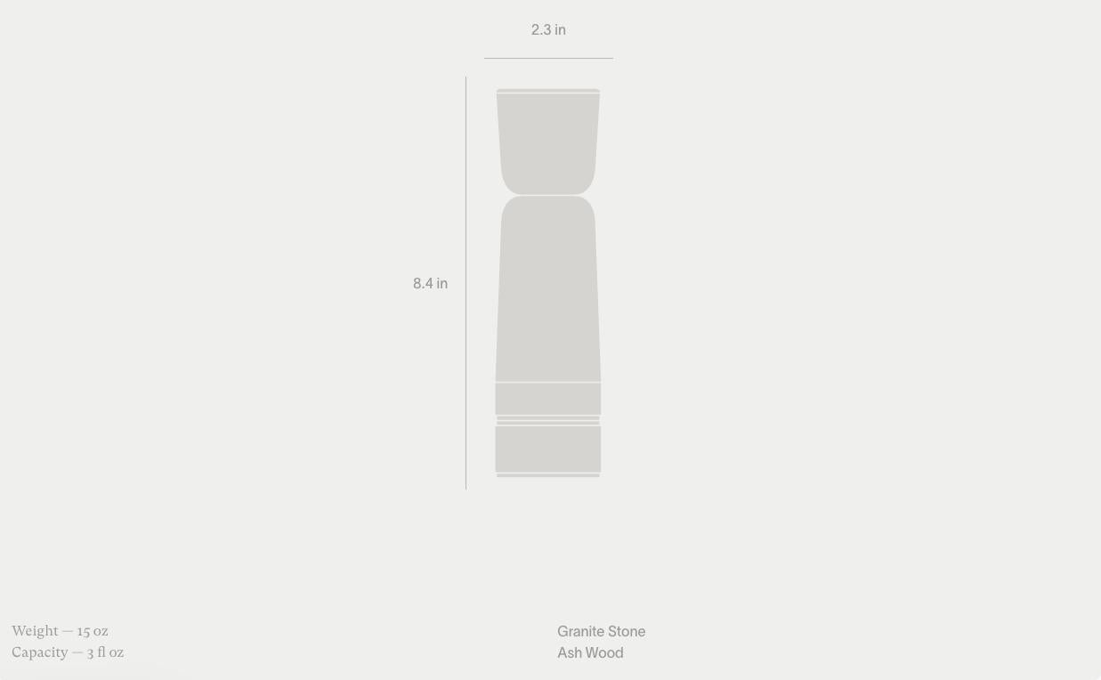 Stone Pepper Mill