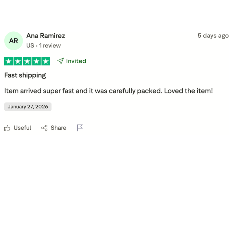 Reseña de Trustpilot 3