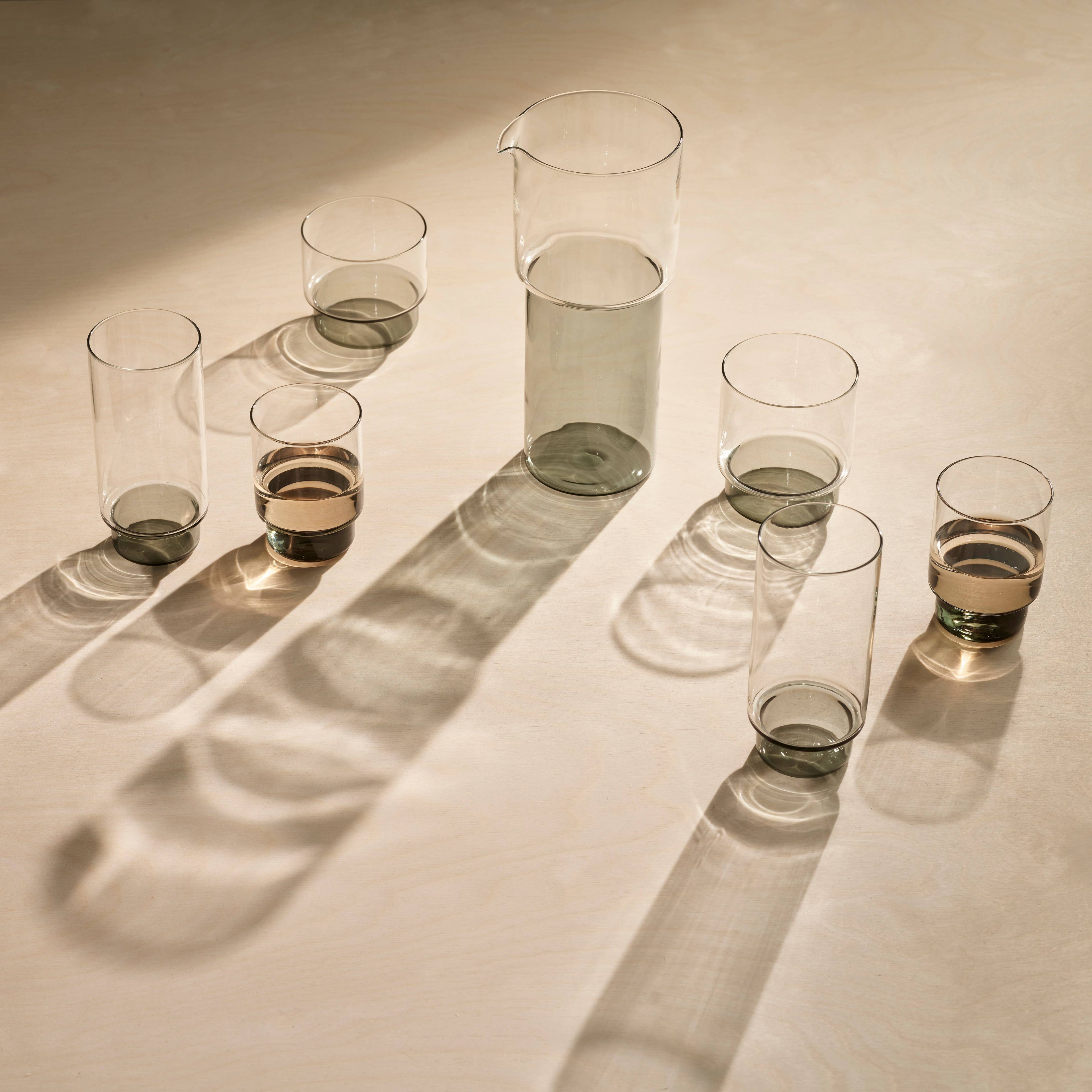 RYE Jug / Carafe / Pitcher: Clear + Smoke