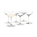 Holmegaard Perfection Cocktail Glass, Clear, 12.8 Oz, 6 Pcs.