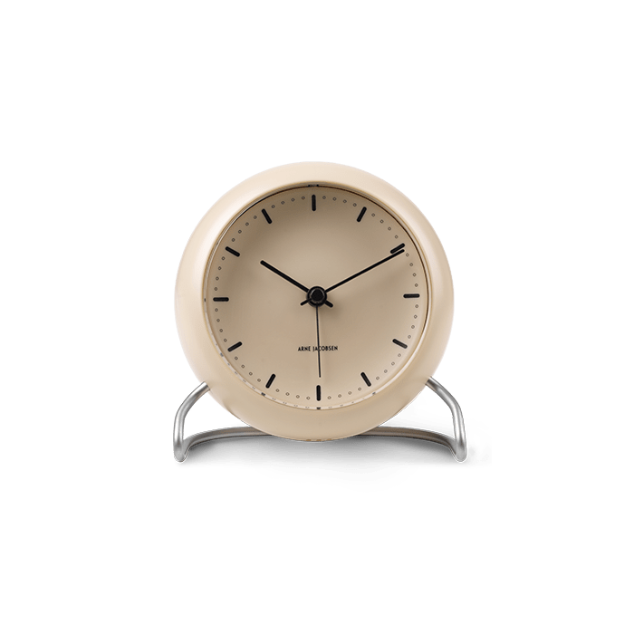 Arne Jacobsen City Hall Table Clock, Ø: 4.3"