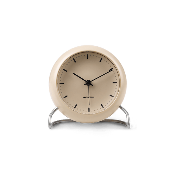 Arne Jacobsen City Hall Table Clock, Ø: 4.3"