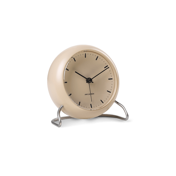 Arne Jacobsen City Hall Table Clock, Ø: 4.3"