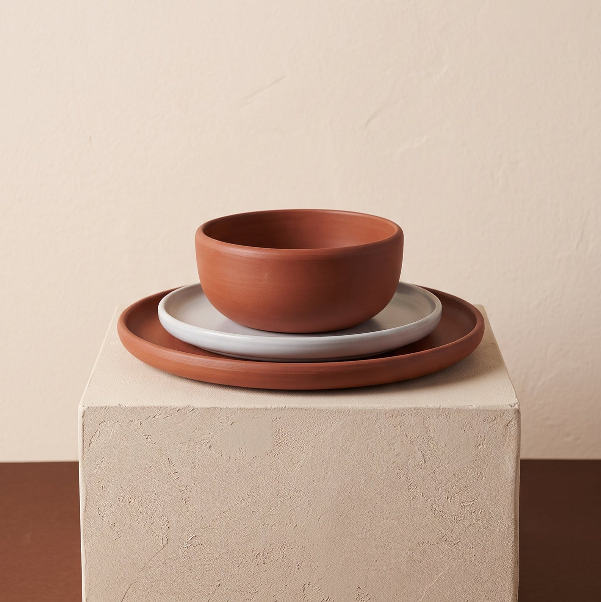 Colombo Tableware Bundle : Terracotta & Grey