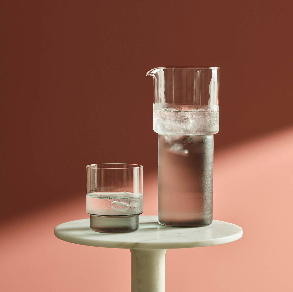 RYE Jug / Carafe / Pitcher: Clear + Smoke