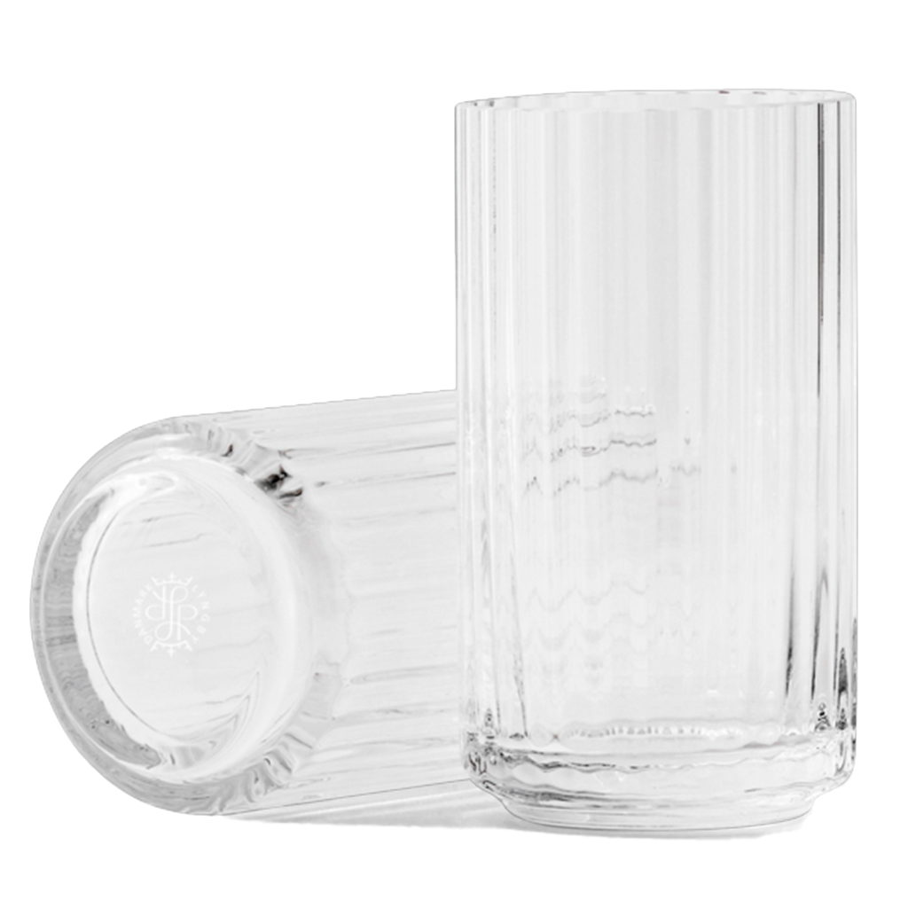 Lyngby Porcelæn Vase, Clear