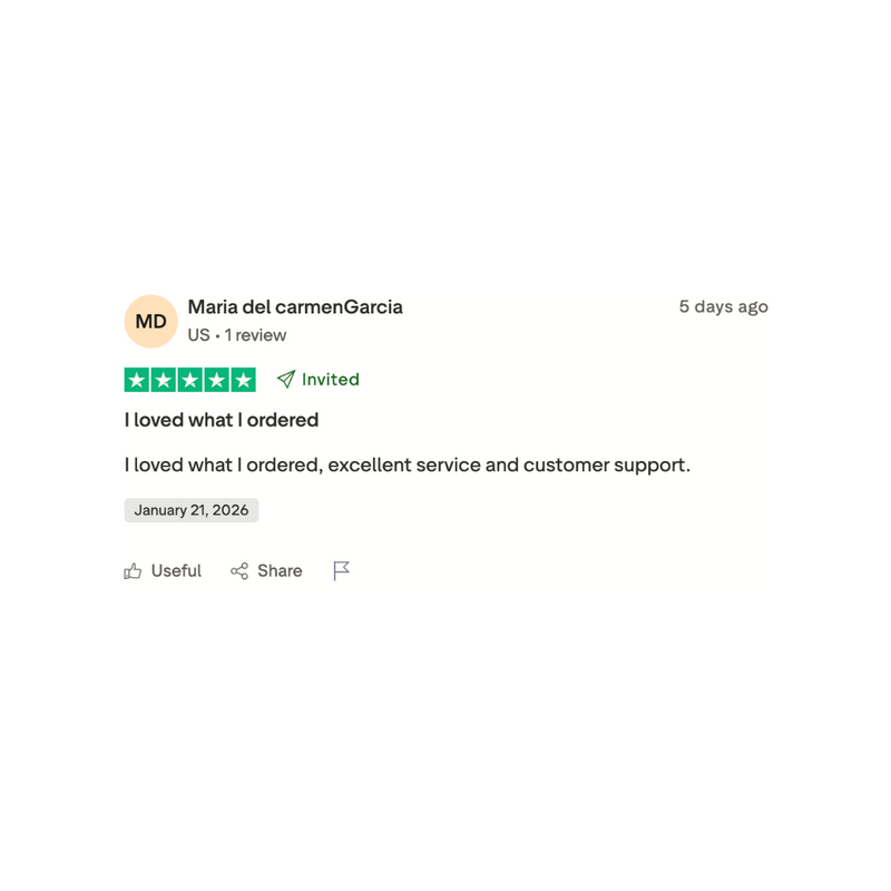 Reseña de Trustpilot 2