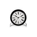 Arne Jacobsen Roman Table Clock, White/Black, Ø: 4.3"