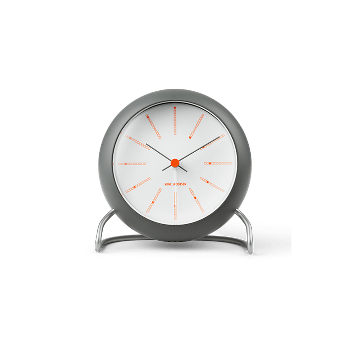 Arne Jacobsen Bankers Table Clock, Ø: 4.3"