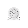 Arne Jacobsen LK Table Clock, White, Ø: 4.3"
